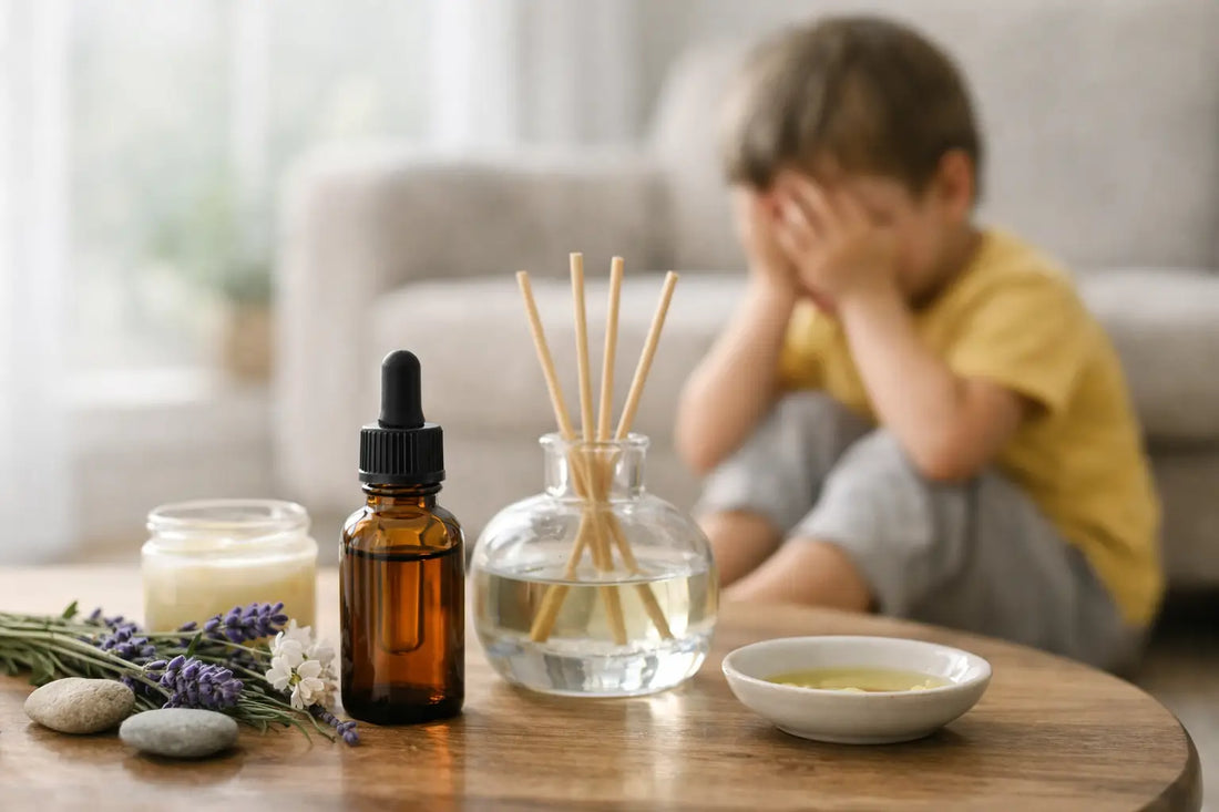 Aceite esencial para berrinches infantiles