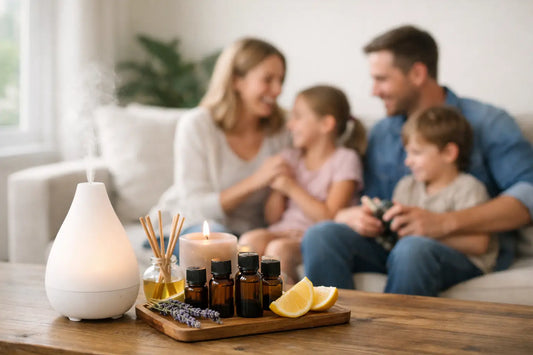 Aromaterapia para familias con rutinas reales