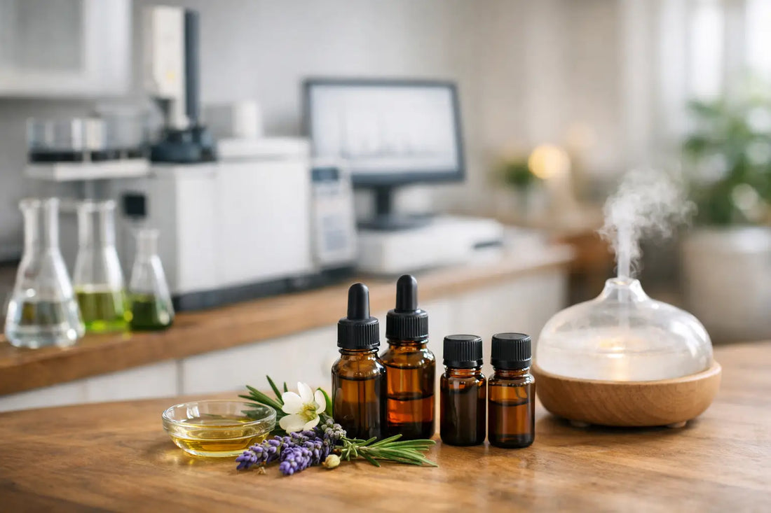 Aceites esenciales puros GC-MS para tu hogar