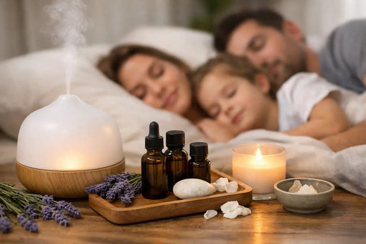 Kit de aromaterapia para dormir bien en familia