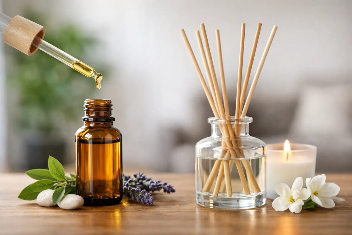 Aceite puro versus fragancia: qué respira tu hogar