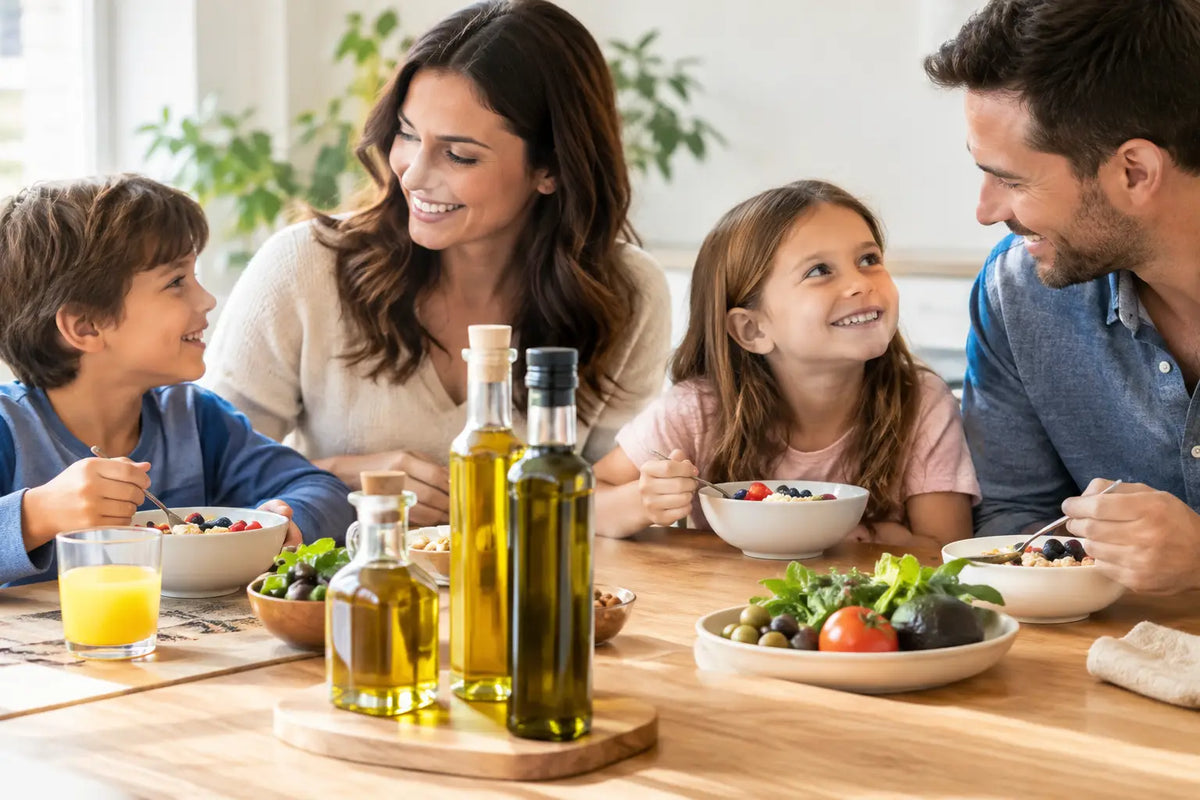 Mejores aceites para rutina matutina en familia