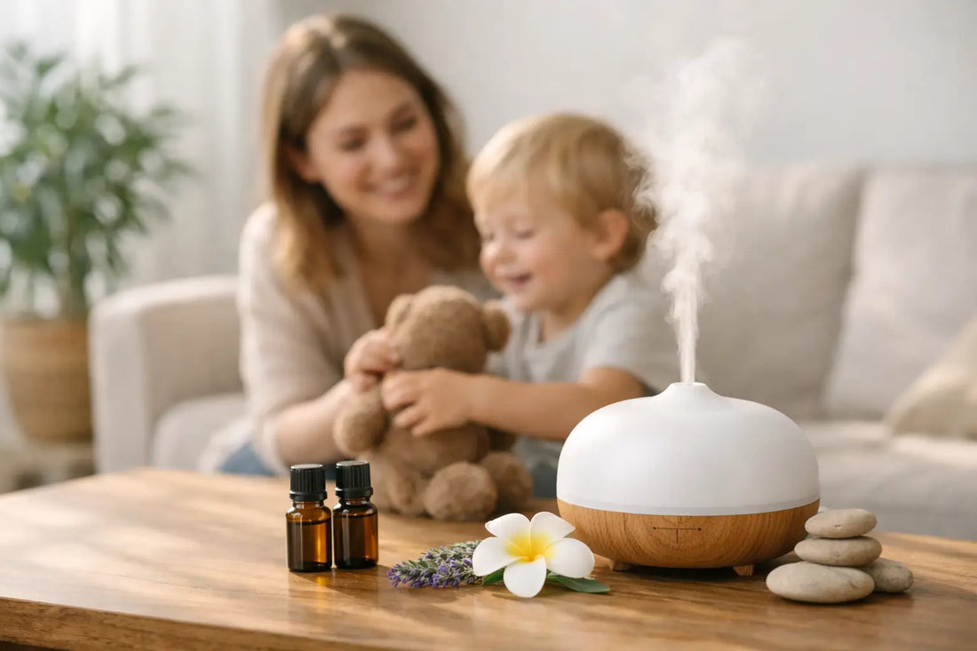 Aromaterapia segura para niños pequeños en casa
