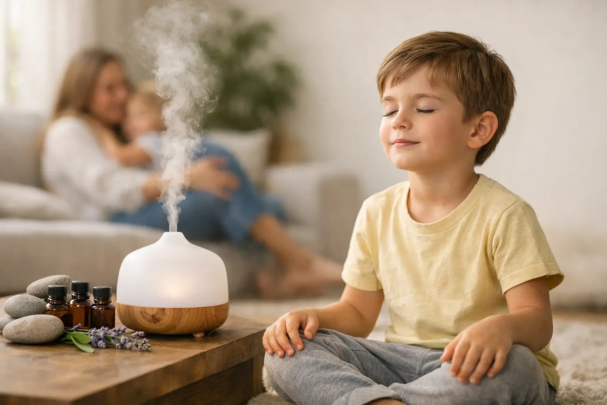 Aromaterapia para regular emociones en niños
