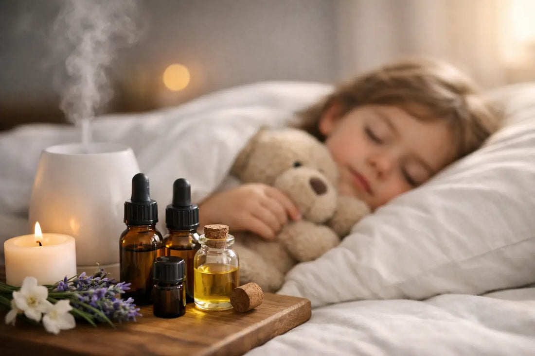 Aceites esenciales para dormir niños bien