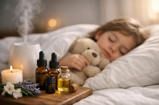 Aceites esenciales para dormir niños bien